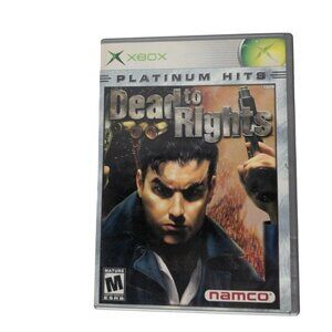 Dead To Rights (XBOX, 2002) Game, Case & Manual